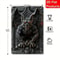 Gargoyle Vintage Aluminum Wall Sign Weatherproof Home And Halloween Decor 1