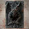 Gargoyle Vintage Aluminum Wall Sign Weatherproof Home And Halloween Decor 3