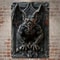 Gargoyle Vintage Aluminum Wall Sign Weatherproof Home And Halloween Decor 3