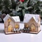 Christmas LED Wooden House Light Cabin Ornament For Holiday Home Decor 0