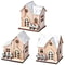 Christmas LED Wooden House Light Cabin Ornament For Holiday Home Decor 3