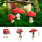 Glow In The Dark Mini Mushroom Resin Ornament For Fairy Garden Dollhouse Decor 3