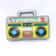 Inflatable Boombox And Microphone Set 80s 90s Theme Disco Party Props 1
