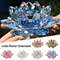 Crystal Lotus Flower Figurine Glass Decoration For Home And Wedding 0