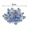 Crystal Lotus Flower Figurine Glass Decoration For Home And Wedding 5