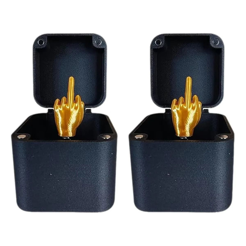 Middle Finger Prank Box Funny Desk Decoration Gift For Home Or Office 8
