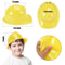 Kids Construction Party Hats Soft Plastic Dress Up Set Of 12 1