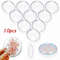 Transparent Flat Ball Plastic Clear Baubles Candy Gifts Box Home Decor For Wedding Christmas 0