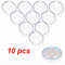 Transparent Flat Ball Plastic Clear Baubles Candy Gifts Box Home Decor For Wedding Christmas 6