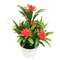 Artificial Flowers Plant Pot Fake Plastic Flowers Home Office Decoration 8