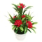 Artificial Flowers Plant Pot Fake Plastic Flowers Home Office Decoration 9