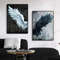 Black White Angel Wings Posters Canvas Abstract Wall Decoration 2