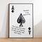 Modern Vintage Poker Ace Of Spades Canvas Wall Art Home Decoration 5