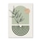 Boho Sage Green Plants Abstract Geometric Wall Art Canvas Decoration 9
