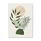 Boho Sage Green Plants Abstract Geometric Wall Art Canvas Decoration 12