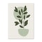 Boho Sage Green Plants Abstract Geometric Wall Art Canvas Decoration 7