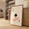 Spades Printed Playing Card Retro Art Canvas Wall Decoration 5