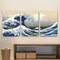 Japanese Style Canvas Print Poster Set Waves Of Kanagawa Wall Art 4