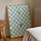 Modern Retro Pool Side Checker Board Canvas Wall Art 3