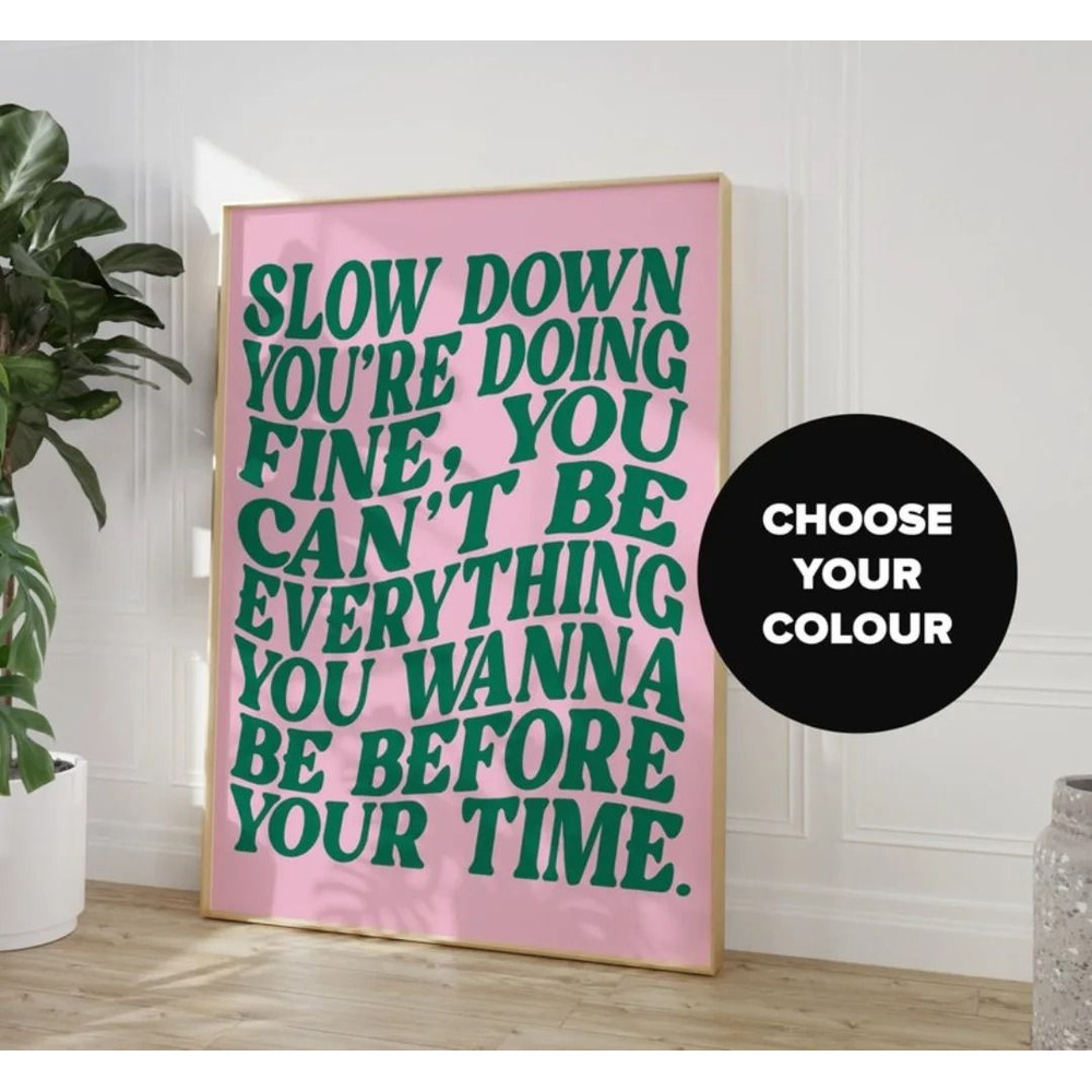 Song Lyrics Music Wall Art Canvas Retro Disco Pop 70s Poster 3