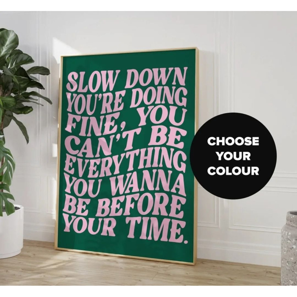 Song Lyrics Music Wall Art Canvas Retro Disco Pop 70s Poster 4