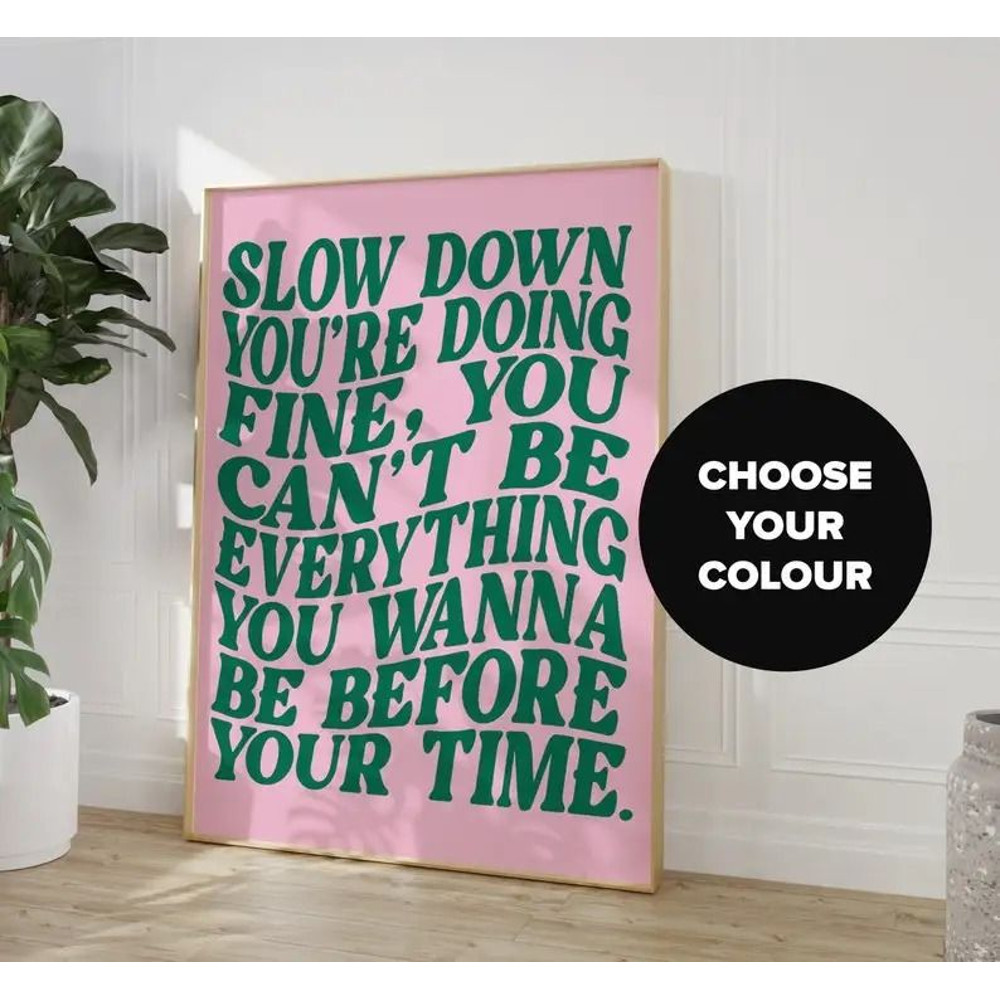 Song Lyrics Music Wall Art Canvas Retro Disco Pop 70s Poster 5