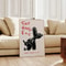 Black Balloon Dog Poster With Quote Shit Happens Thats OK Wall Art 1