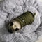Waterproof Fur Collar Dog Jacket Winter Warm Fleece Pet Vest 1
