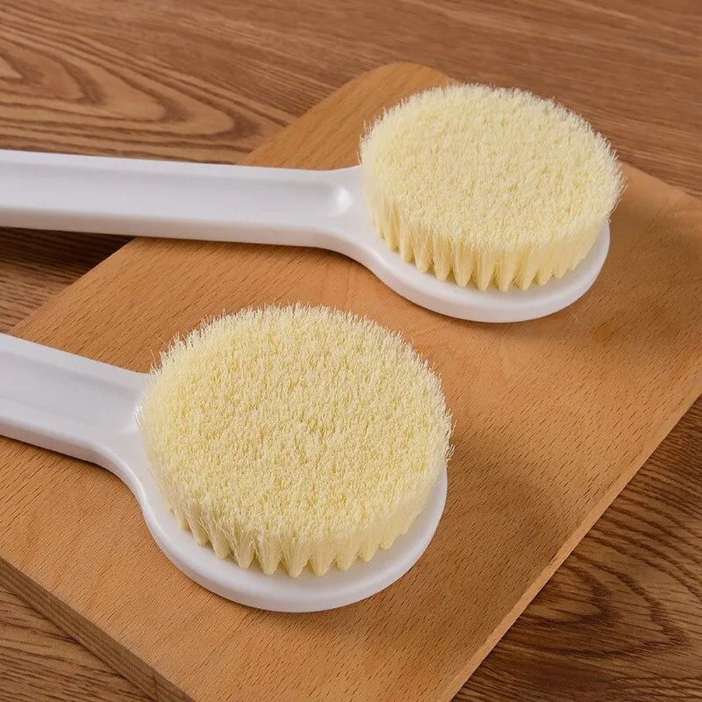 Japanese Bath Brush Long Handle Soft Hair Body Scrub Brush 1