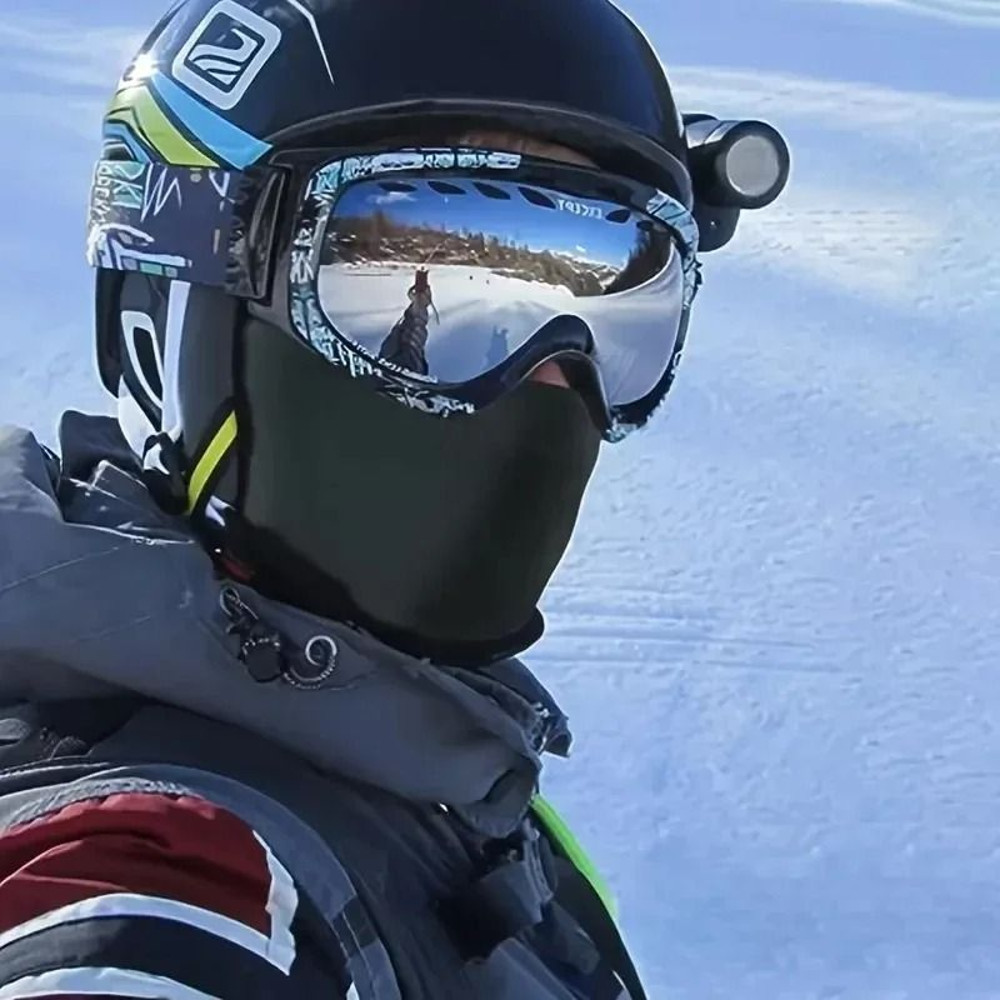 Breathable Black Cross Balaclava Face Mask For Outdoor Sports 1