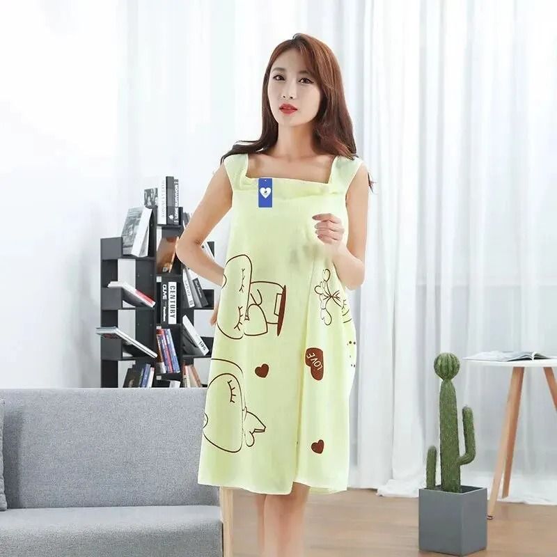 Wearable Bath Towel Thickened Absorbent Sauna Skirt For Women 5