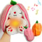 Cute Luminous Breathing Bunny Plush Doll For Baby Sleep And Early Learning 0