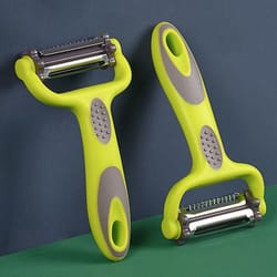 three in one rotary vegetable peeler and grater for kitchen use