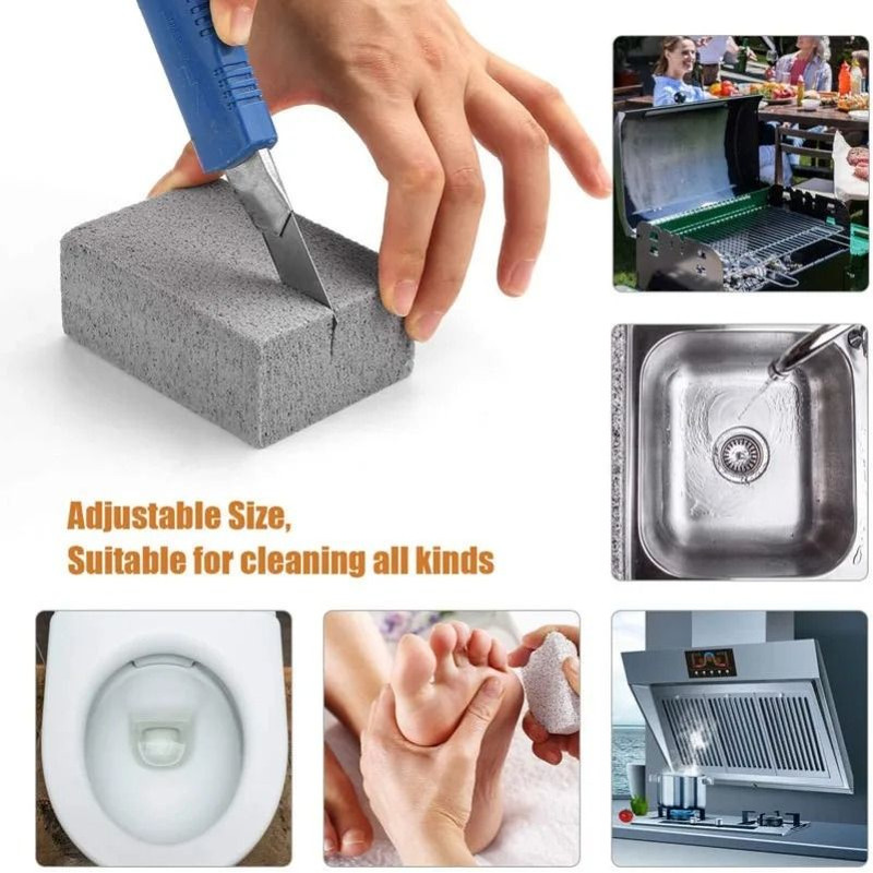 BBQ Grill Cleaning Brush Brick For Outdoor Barbecue Grates And Racks 2