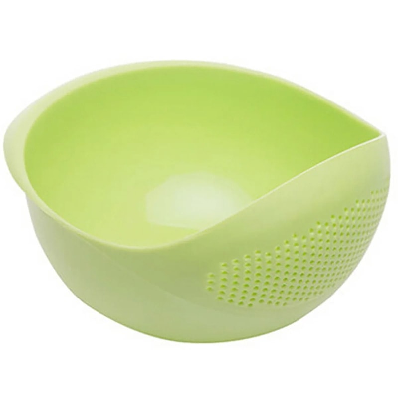Rice Washing Colander Bowl With Handle For Rinsing And Draining 8