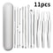 FaciaAcne And Blackhead Remover Tool Set With Ultra Fine Tweezers And Extractor Needles 0