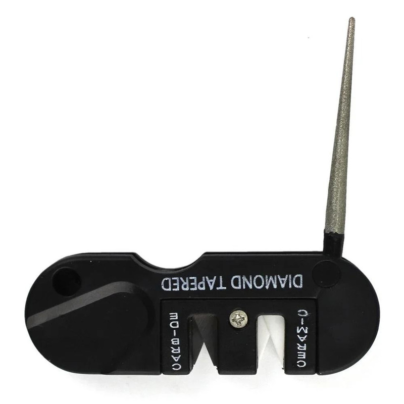 Four In One Portable Knife Sharpener With Tungsten Ceramic And Carbide Rod 6