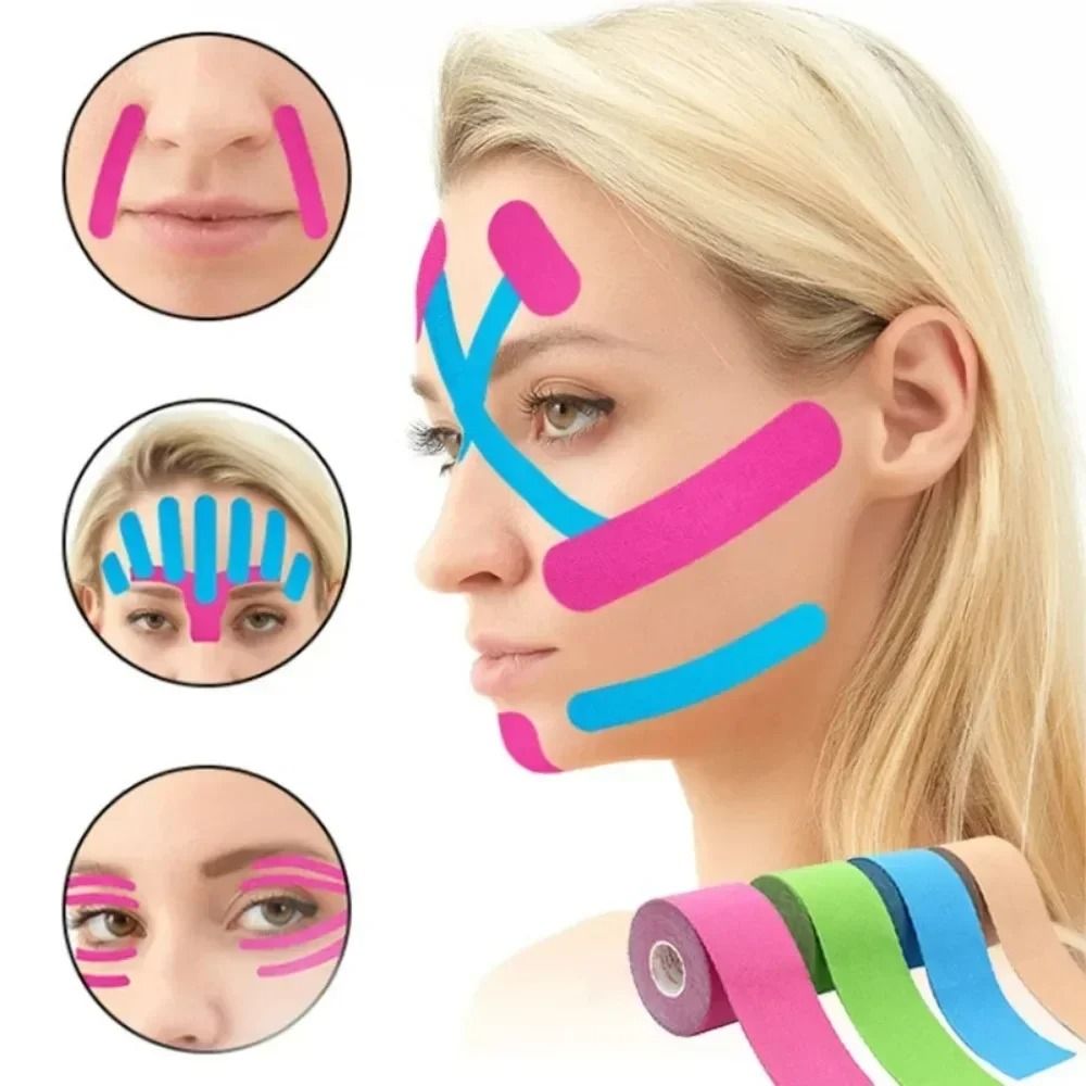 Kinesiology Face Lifting Tape For V Line Neck And Eye Wrinkle Support 4