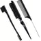 Three Piece Styling Comb Set With Edge Brush And Tail Comb For Salon Hair And Wig Styling 0