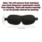 3D Memory Foam Sleep Mask For Light Blocking And Comfortable Rest 2