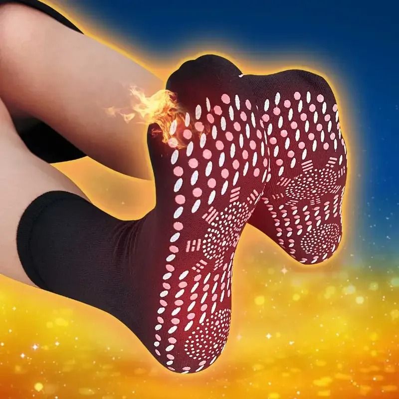 Self Heating Magnetic Therapy Socks For Winter Comfort And Fatigue Relief 0