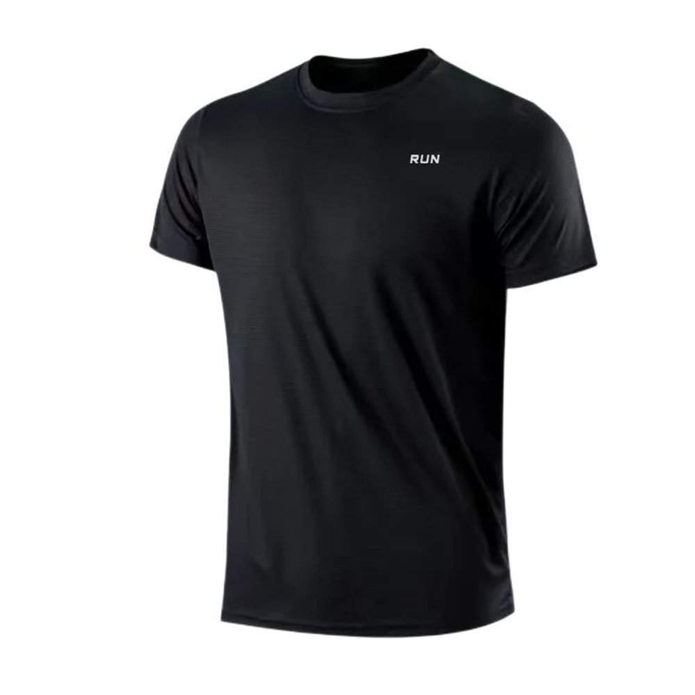 Mens Quick Dry Moisture Wicking Short Sleeve Training T Shirt For Gym And Running 7