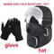Winter Outdoor Riding Hat With Gloves And Windproof Fleece Mask 0