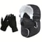 Winter Outdoor Riding Hat With Gloves And Windproof Fleece Mask 3