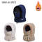 Cold Weather Thermal 3 In 1 Scarf Winter Windproof Hood Hat With Plush Neck Warmer 13