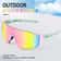 SCVCN Outdoor Cycling Sunglasses With UV400 Protection For Men And Women 5