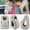 Inflatable Travel Pillow With Chin And Head Support For Airplane Car And Office 0