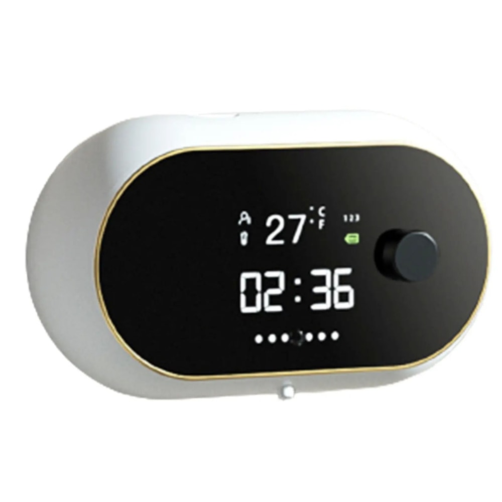 Automatic Soap Dispenser USB Charging Infrared Sensor With LED Temperature Display Wall Mount Foam 4
