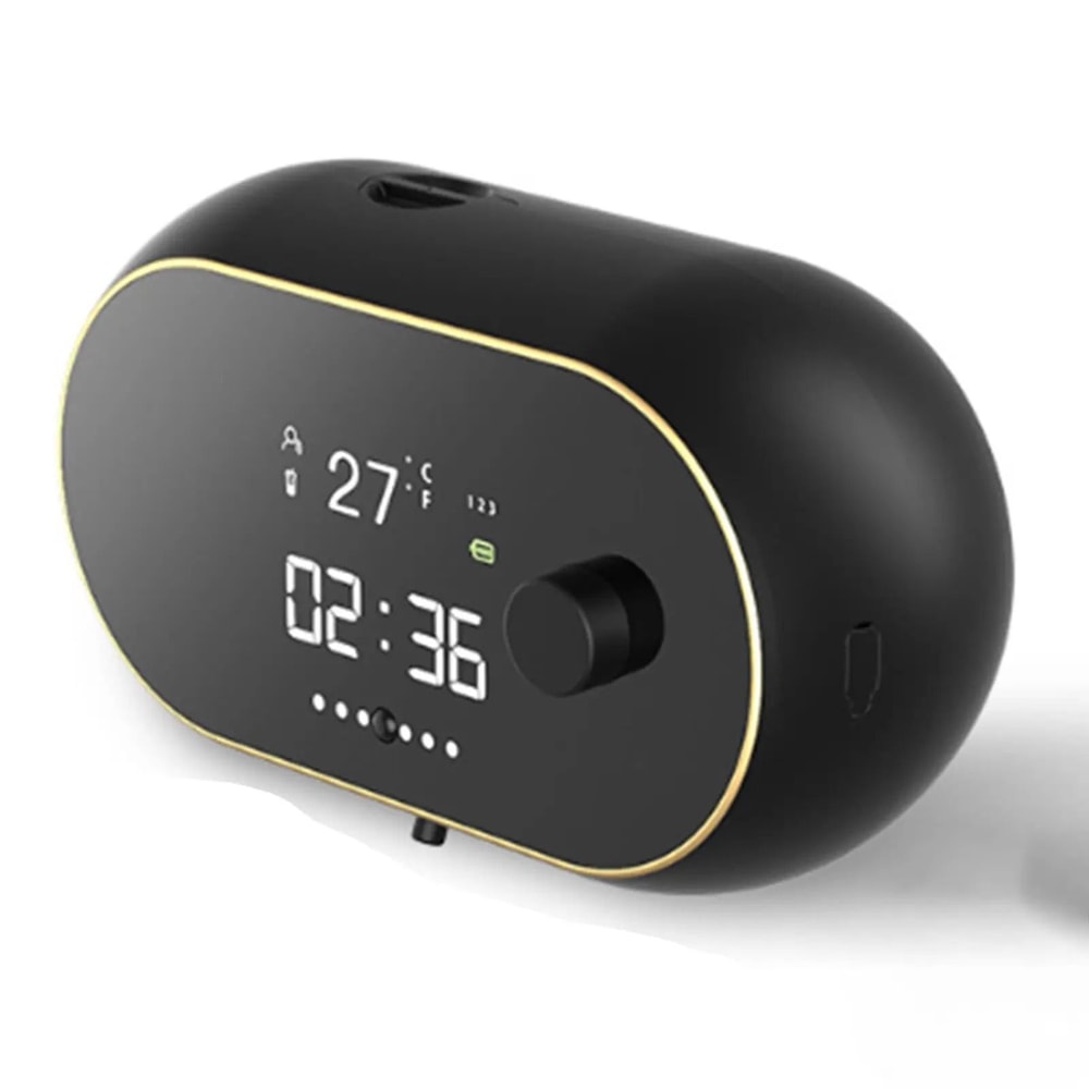 Automatic Soap Dispenser USB Charging Infrared Sensor With LED Temperature Display Wall Mount Foam 8