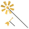 Iron Windmill Garden Stake Outdoor Rotating Windmill Decoration For Yard And Lawn 1